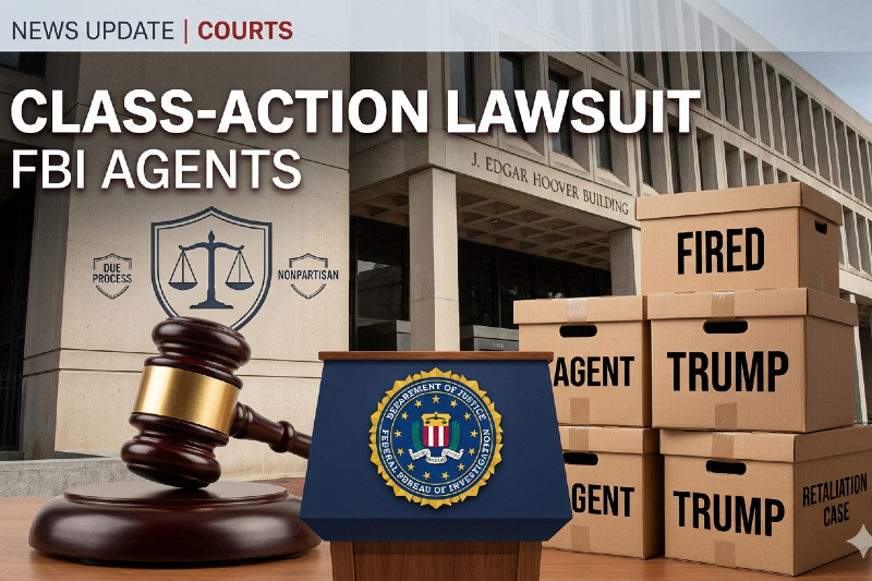 Fired After Trump Probe: Ex-FBI Agents Launch Class-Action Lawsuit, Citing Political Retaliation
