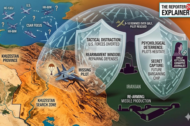 The Reporter24 Explainer: Why a Missing Pilot is Iran’s Ultimate Strategic Shield