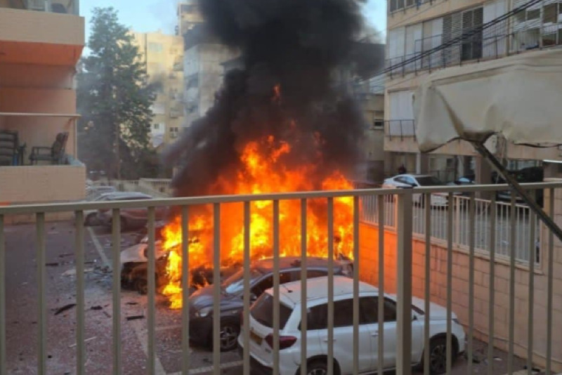 Iranian Ballistic Missile Barrage Hits 15 Sites Across Central Israel; Two Dead in Haifa