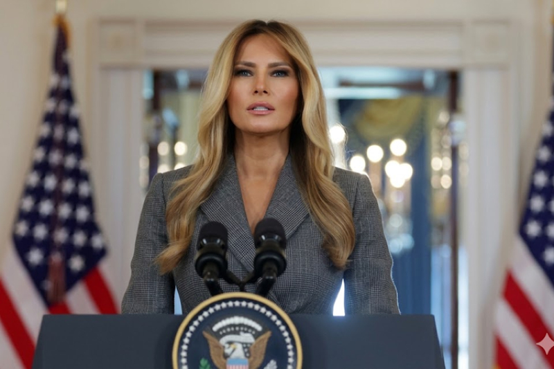 Melania Trump Breaks Silence to Deny Epstein Ties, Calls for Congressional Hearings
