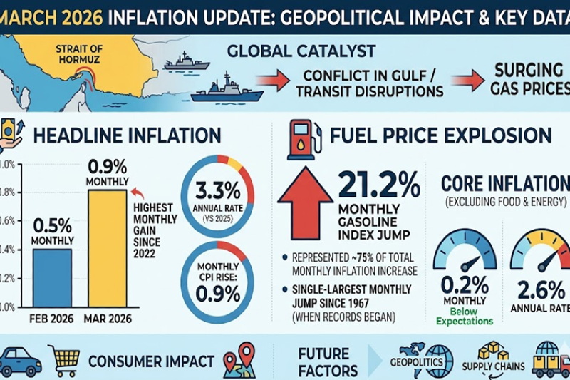 U.S. Inflation Hits Multi-Year High as Energy Costs Surge Amid Global Conflict