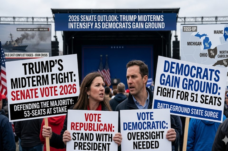 2026 Senate Outlook: Trump Midterms Intensify as Democrats Gain Ground in Battle for Majority