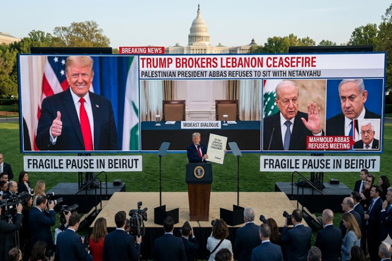 Trump Brokes 10-Day Lebanon Ceasefire as U.S. Maintains 'Economic Fury' Blockade on Iran