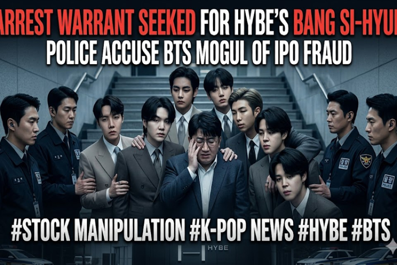South Korean Police Seek Arrest Warrant for HYBE Chairman Bang Si-hyuk