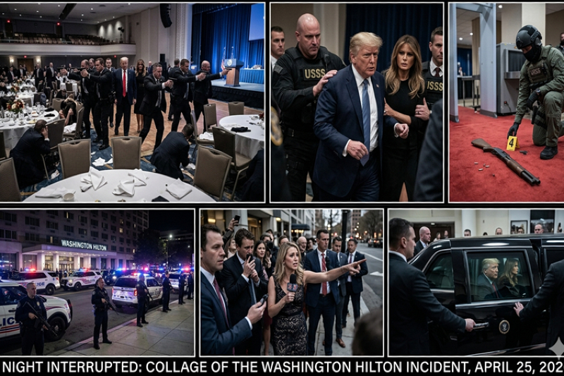 BREAKING UPDATE: California Man Identified as WHCD Attacker; Trump Calls Shooting a "Lone Wolf" Attempt to Kill