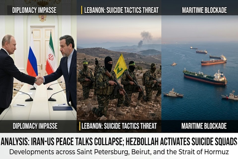 Iran Cites 'Excessive' US Demands as Peace Talks Fail; Seeks Russian Support Amid Hezbollah Suicide Squad Threats
