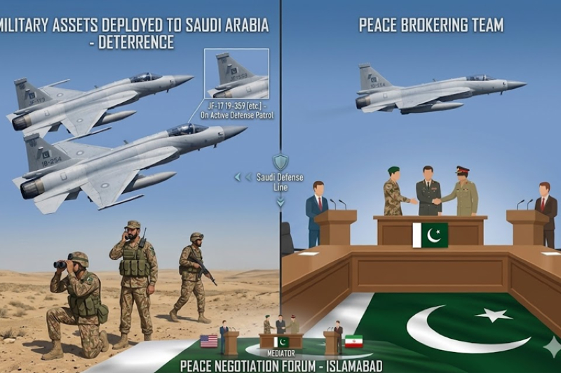 Pakistan Deploys Troops and Fighter Jets to Saudi Arabia Amid Role as US-Iran Peace Mediator