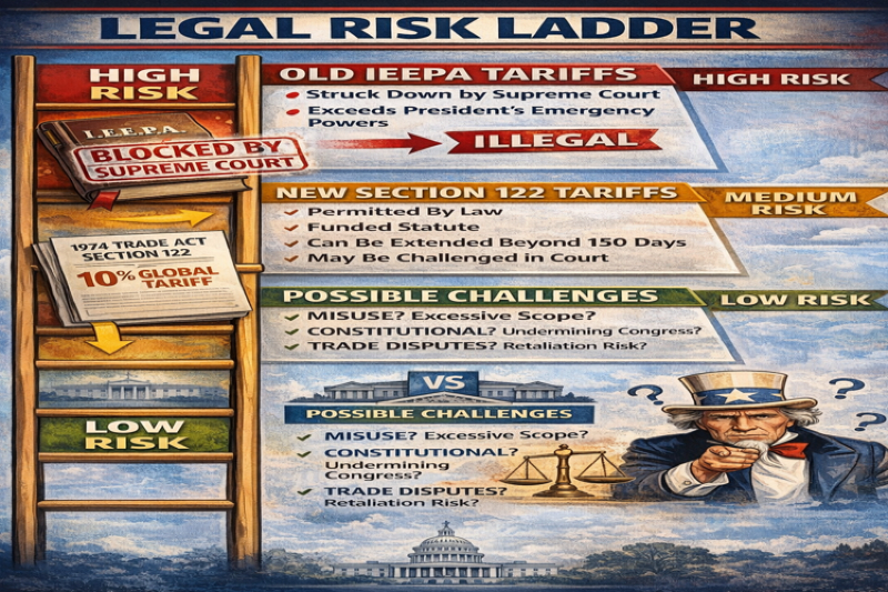 Legal Battles Ahead: Challenges Loom Over Trump’s New 10% Global Tariff