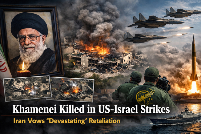 Khamenei Killed in Massive US-Israel Air Assault as Iran Vows “Devastating” Retaliation