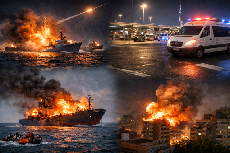 US Says 16 Iranian Mine-Laying Ships Destroyed as Drones Injure Four Near Dubai Airport