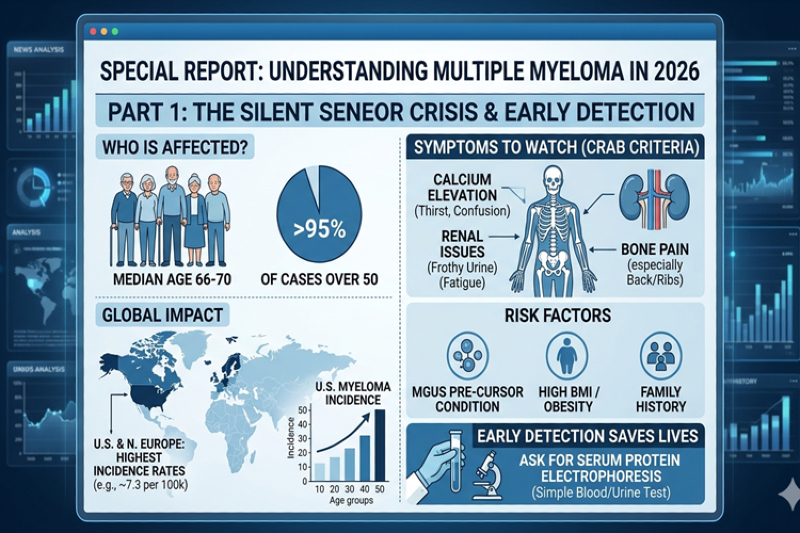 Beyond the Aches: Why Multiple Myeloma is the ‘Silent Crisis’ for the Over-60s in 2026 (Part-1)
