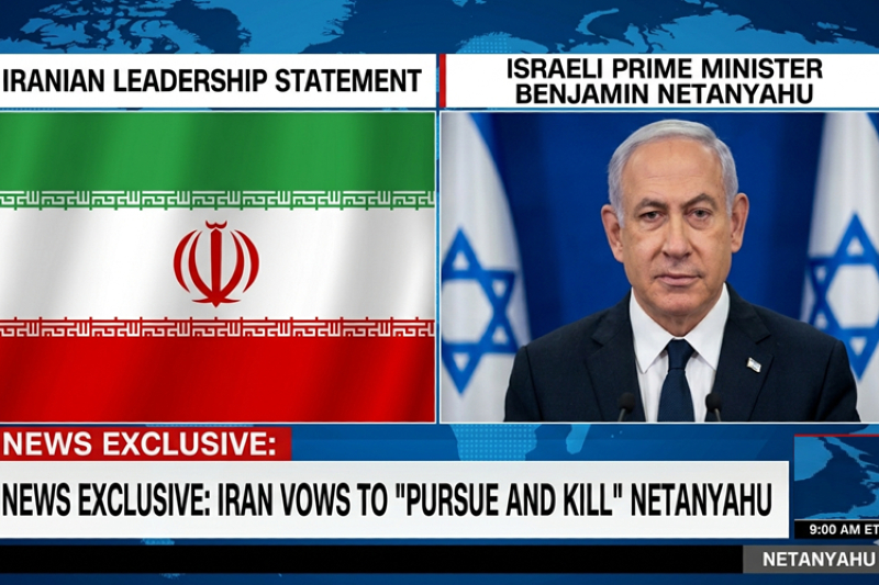 Iran Vows to ‘Pursue and Kill’ Netanyahu Amid Rumours Over His Whereabouts
