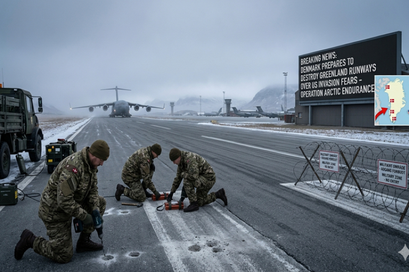 Denmark Prepared to Destroy Greenland Runways Over US Invasion Fears