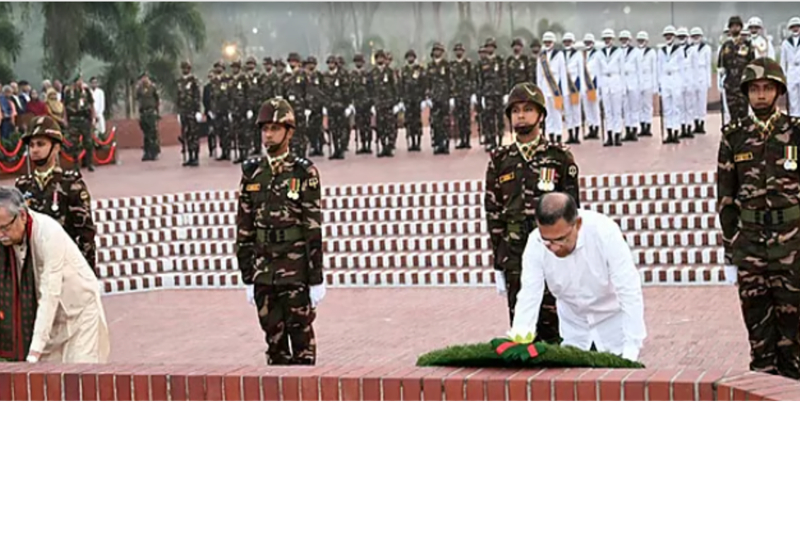 Bangladesh President and PM Pay Tribute to Martyrs at Savar, Marking Independence Day Today