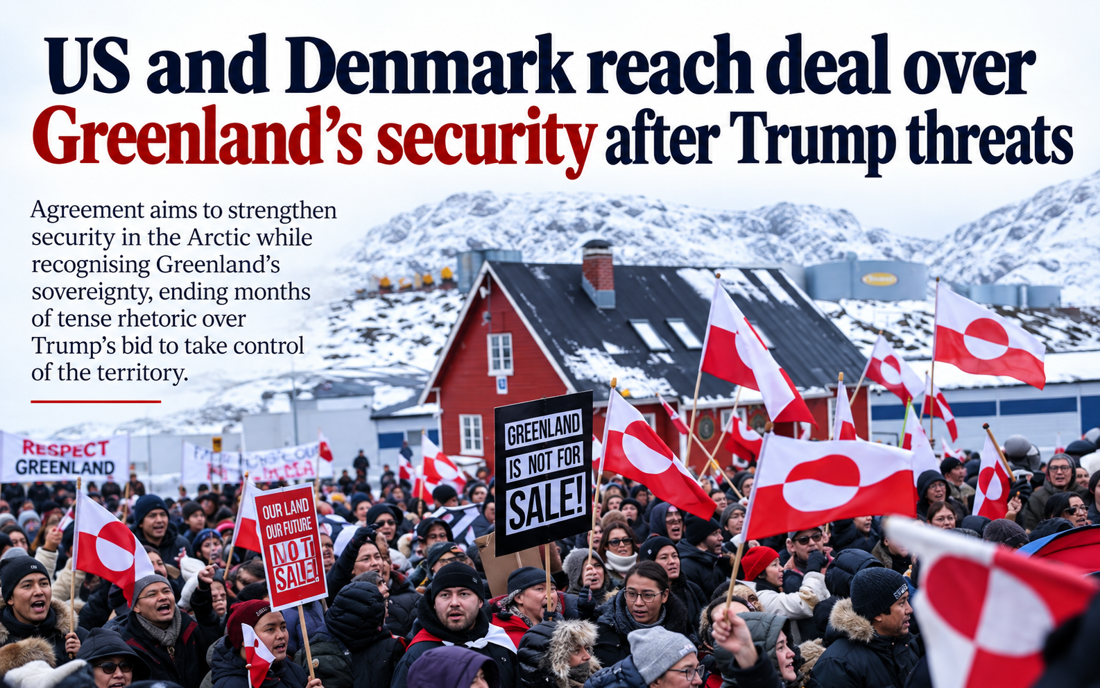 US, Denmark Reach Greenland Security Deal After Months of Tension